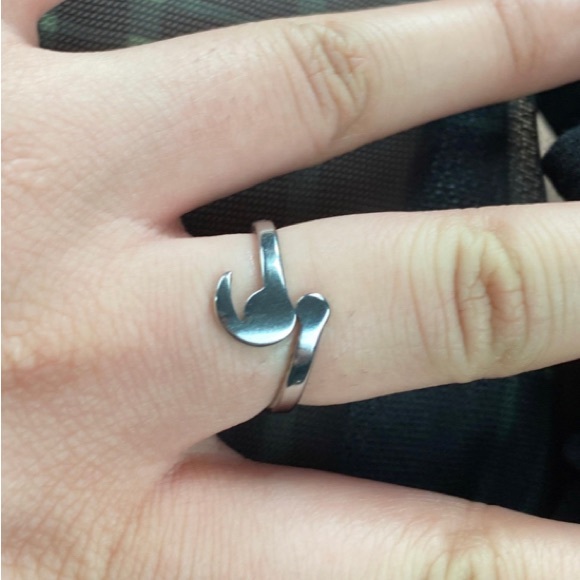 Semi-Colon Mental Health Awareness ring - Picture 3 of 3